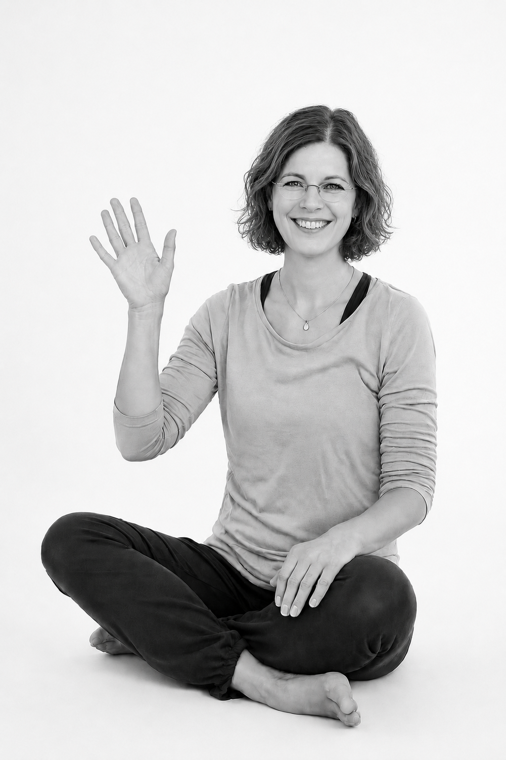 Iris zwinkert